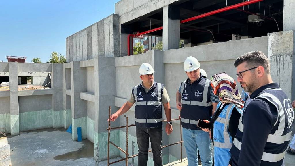 Üsküdar Küçüksu Kapalı Spor Tesisinde Çalışmalar Devam Ediyor