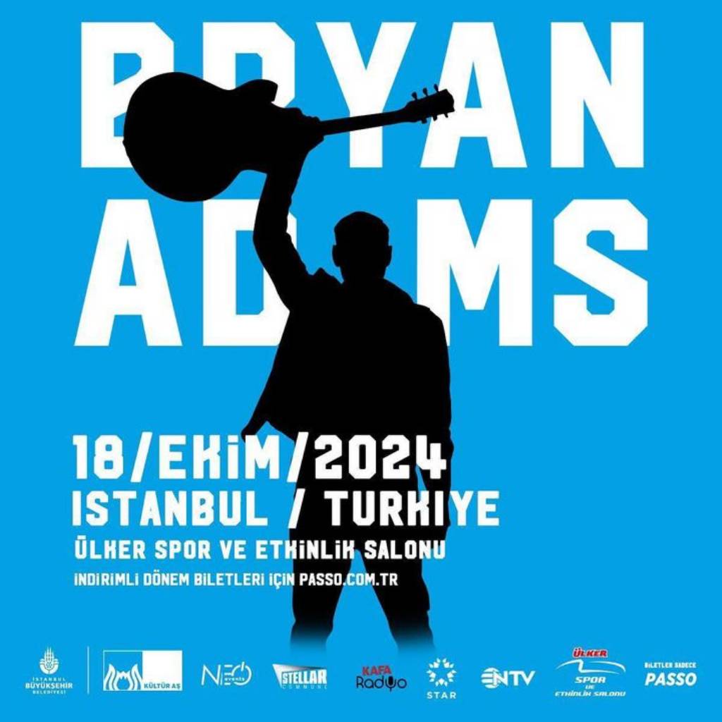 Bryan Adams, İstanbulda Konser Verecek!